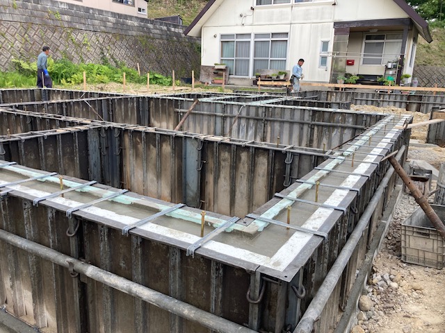 コンクリート打設日は、不思議と天気に恵まれます！ アイキャッチ画像