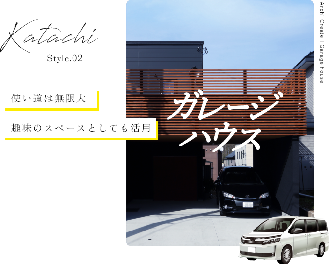 ガレージのある暮らし