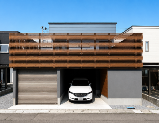 2階リビングにつながる屋上広場のある家 アイキャッチ画像