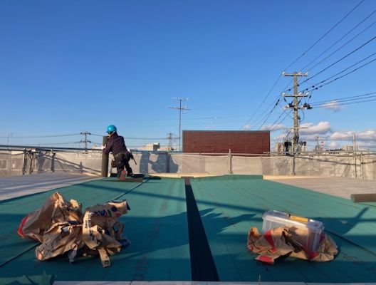 土台敷きから3日で防水完了！ アイキャッチ画像